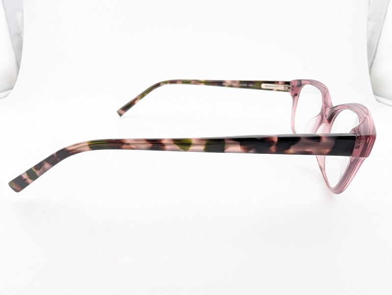 DKNY Eyeglasses, Frames Only, DK5011 608, 52-15-135, Clear Pink/Pink Tort gallery