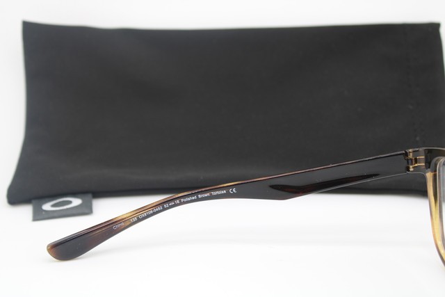 NEW OAKLEY OX8106-0452 CROSS STEP BROWN TORTOISE AUTHENTIC EYEGLASSES 52-16 gallery