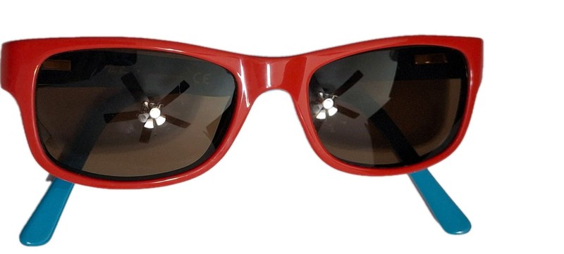 RAY-BAN RB 5268 5376 48-17 135 Red & Turqoise Frame kids Sunglasses W/out Case