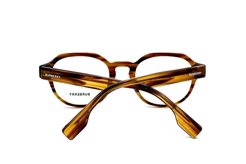 BURBERRY BE2386-4096-51 Eyeglasses Frame Size 51mm 22mm 150mm BROWN STRIPE 80565 gallery