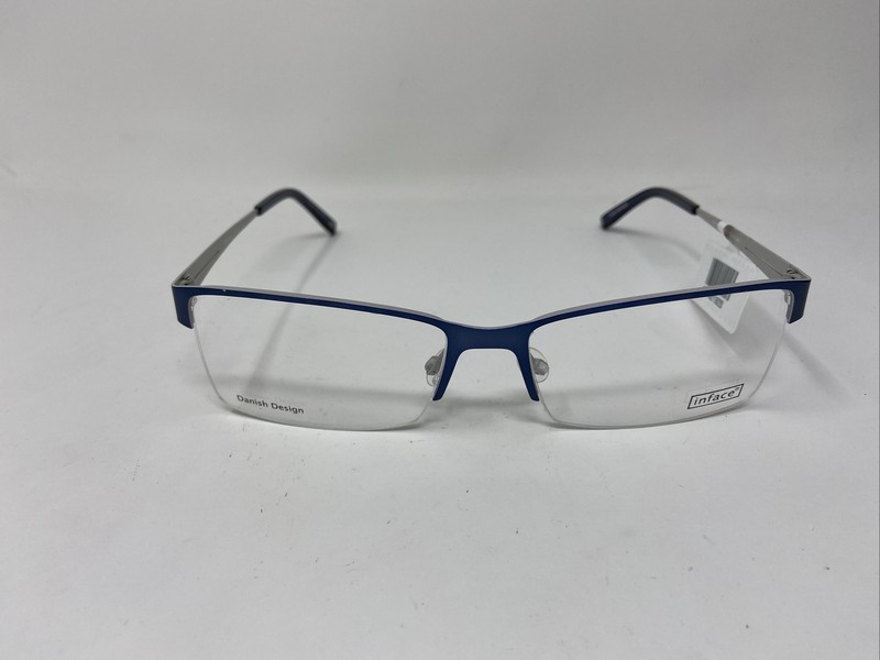 INFACE IF 8377-414 58/17/140 BLUE 58/17/140 EYEGLASSES FRAME !L45