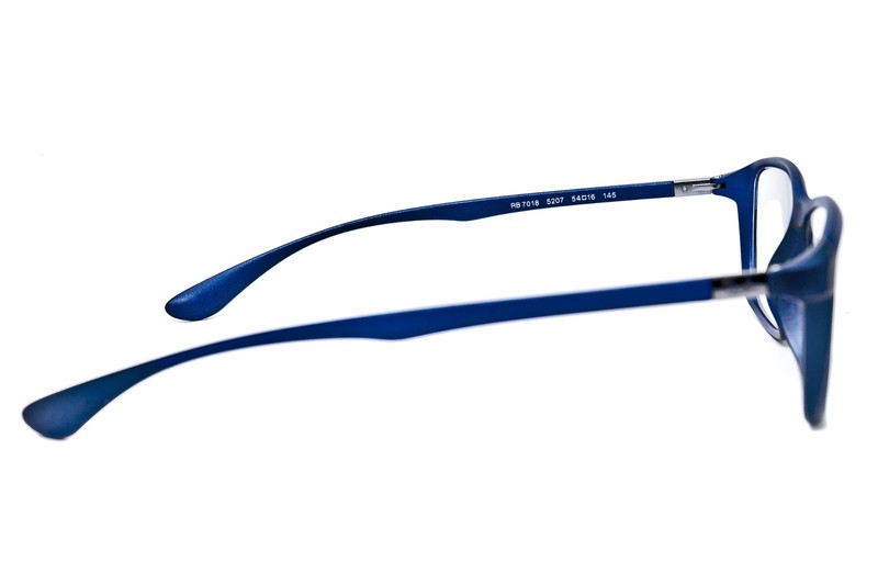 Ray Ban RB 7018 5207 LITEFORCE Matte Blue size 54/16/145 Made in Italy Eyeglass gallery