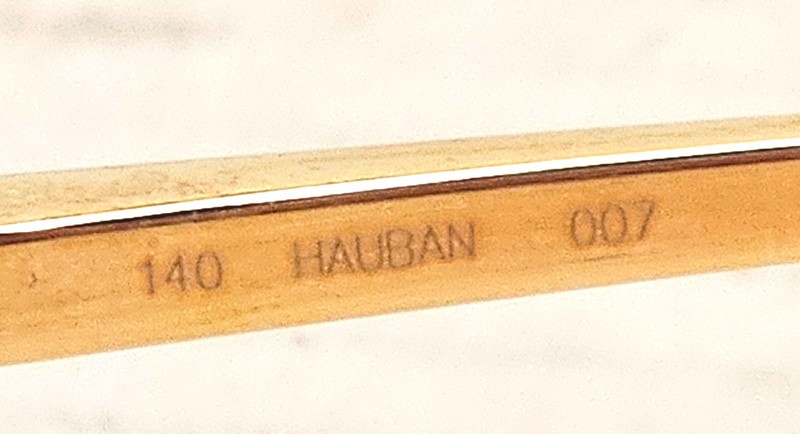 Fred Lunettes Hauban 007 55-18-140 Rimless Eyeglasses Gold Tone Temples READ gallery