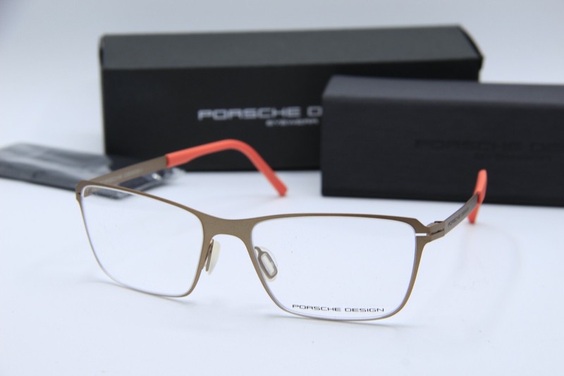 NEW PORSCHE DESIGN P’8263 B GOLD NEON PINK AUTHENTIC FRAMES EYEGLASSES 54-17