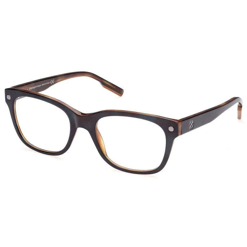 Ermenegildo Zegna EZ5230 096 Dark Green Plastic Eyeglasses Frame 54-20-145