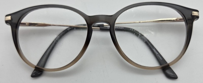 Calvin Klein CK19712 Eyeglasses FRAMES ONLY 51-17-140 027 Adult Gray/Brown Fade