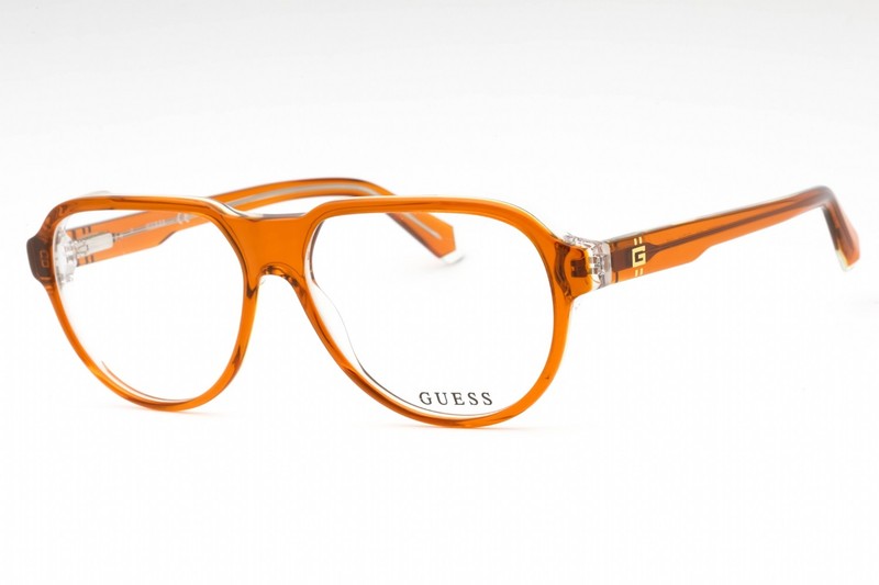 GUESS GU50090-044-56 Eyeglasses Size 56mm 14mm 145mm orange Men gallery