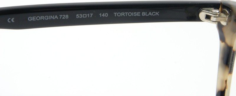 GEORGINA 728 Tortoise Black Brown Beige Eyeglasses Glasses Frame 53-17-140 NEW gallery