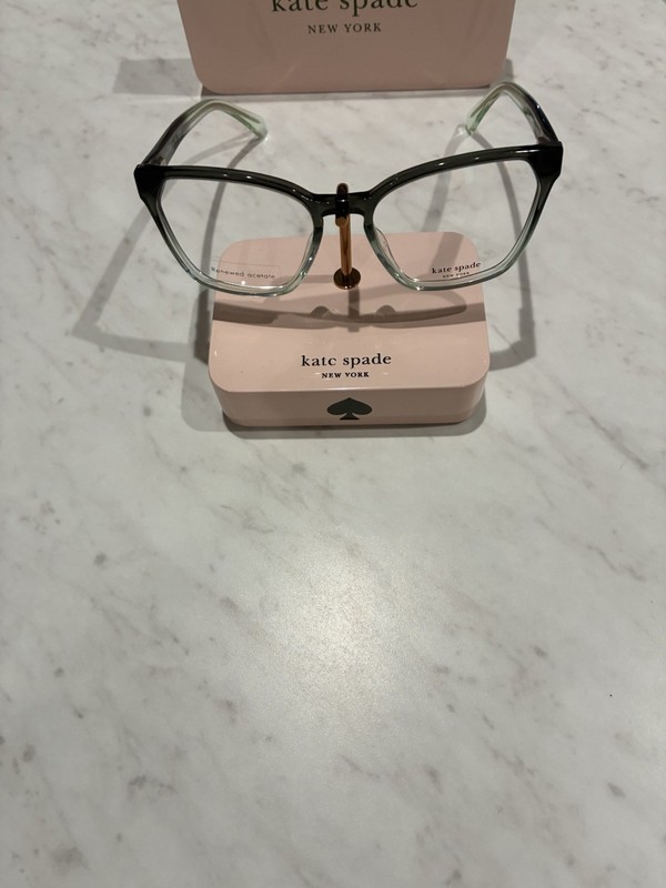 Kate Spade New York Women's Eyeglass Frames ESTI 3UK GRN BLK gallery