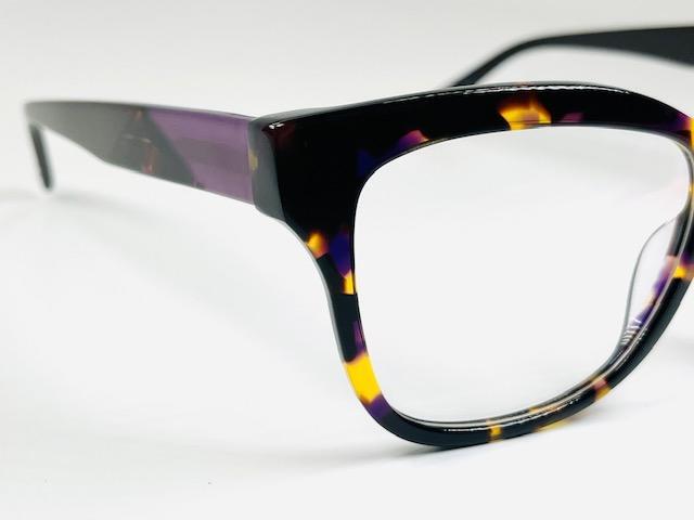 New SEAN JOHN SJLO 6048E 518 Brown & Purple Tortoise Eyeglasses 56/20/145 gallery