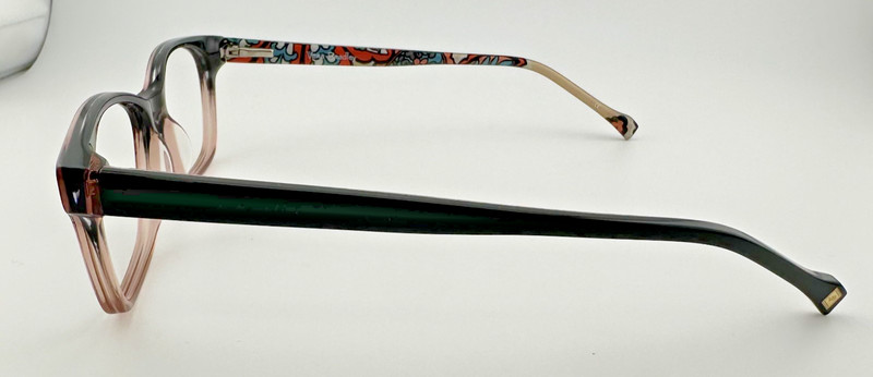 VERA BRADLEY ORIGINAL EYEGLASS GRACE DESERT FLORAL (DSF) BLACK W/ FLORAL 53-15 gallery