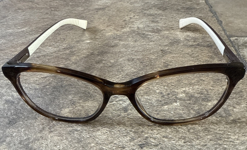 COLE HAAN CH5019 200 BROWN HORN Eyeglasses Frame Only Flex Hinge 52-16-135-38mm