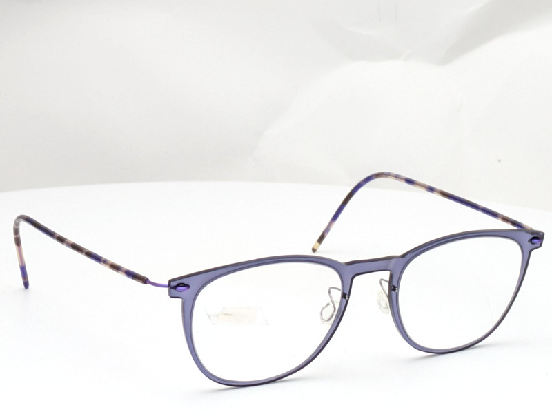 Lindberg N.O.W. 6529 C14-PGT/77 Purple Gold Unisex Eyeglasses Frames 47-20-140
