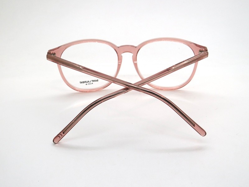 SAINT LAURENT SL106/F 005 Pink Transparent Authentic 52mm Eyeglasses gallery