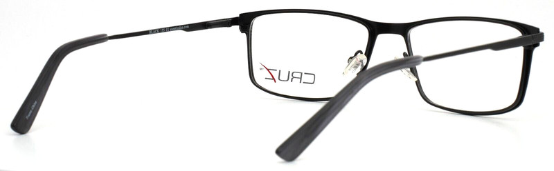 CRUZ KINGS RD Black Mens Rectangle Full Rim Eyeglasses 53-16-135 B:33 gallery