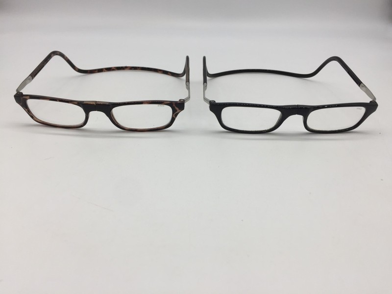 Lot of 2 CliC Various Eyeglasses Optical Frames Magnetic Front Neck Hanging (#8)