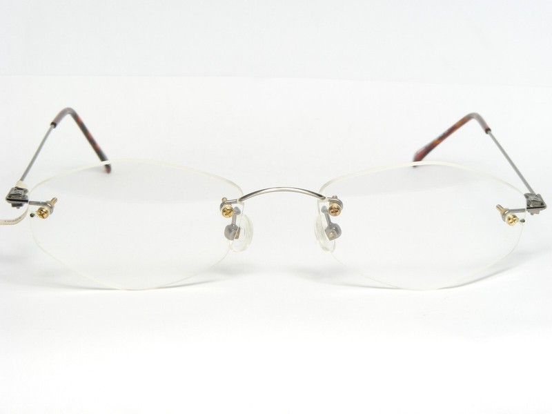 Vintage Röhm 4005 417 SILVER-GREY EYEGLASSES GLASSES Rohm 48-20-140mm Germany gallery