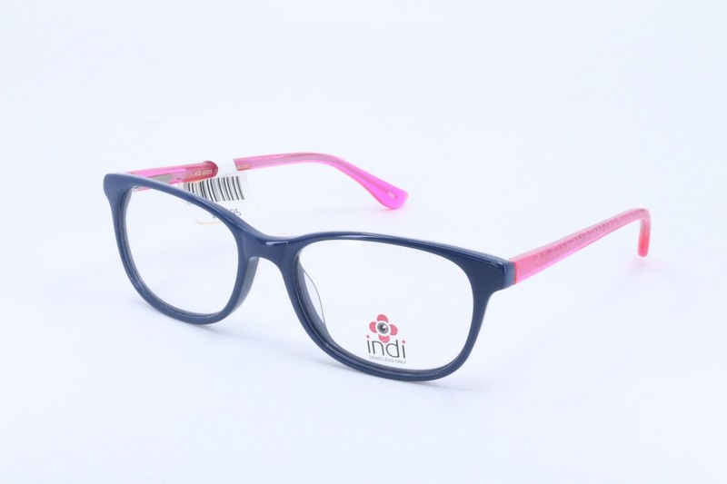 Indi KG6003 Blue Square Girls Full Rim 48-16-130 Eyeglasses Frames