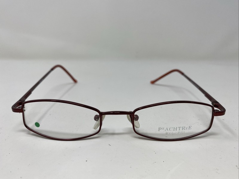 CAPRI PEACHTREE PT 7725 Burgundy 46-19-135 Metal Full Rim Eyeglasses Frame JW54