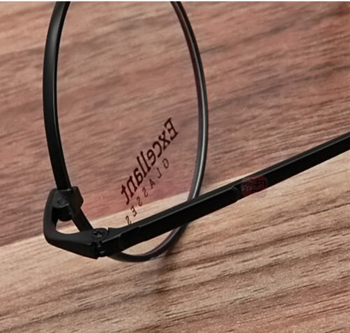 Pure Titanium IP 42/44 mm Women Eyeglass frames Ultralight Men Round Glasses gallery