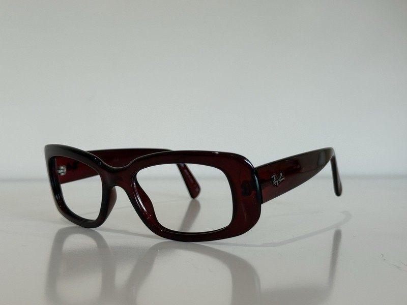 Ray Ban RB 4122 735/8G Rectangle Burgundy Red Sunglasses 3N Frame Only