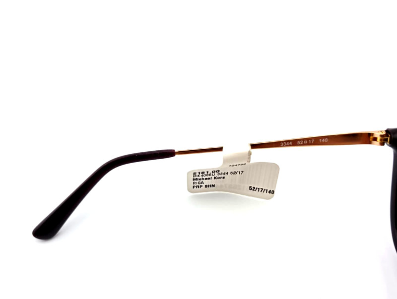 MICHAEL KORS MK4086U RIGA 3344 PURPLE GOLD UNISEX AUTHENTIC EYEGLASSES 52-17-140 gallery
