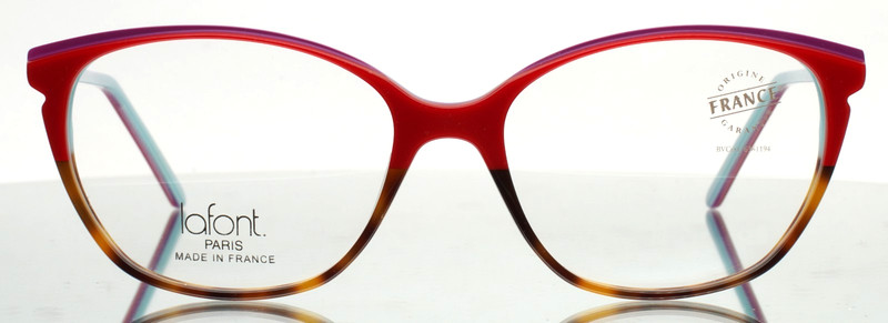 JEAN LAFONT Independante 6098 Red Tortoise Womens Eyeglasses 54-16-138 B:41 B gallery