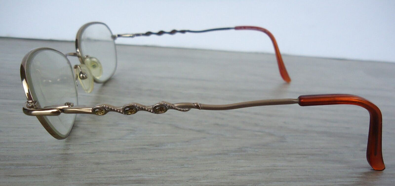 Hana Collections Frame Hong Kong VTG Eyeglass Frames 630 Brown Smokey Quartz gallery
