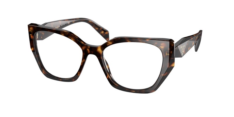 NEW Prada 18WV Eyeglasses 2AU1O1 Havana 100% AUTHENTIC