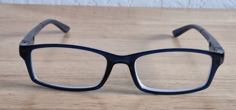 WINDSOR BKLYN Blue Full Rim Eyeglass Frames + 2.00 Readers 54-17-138