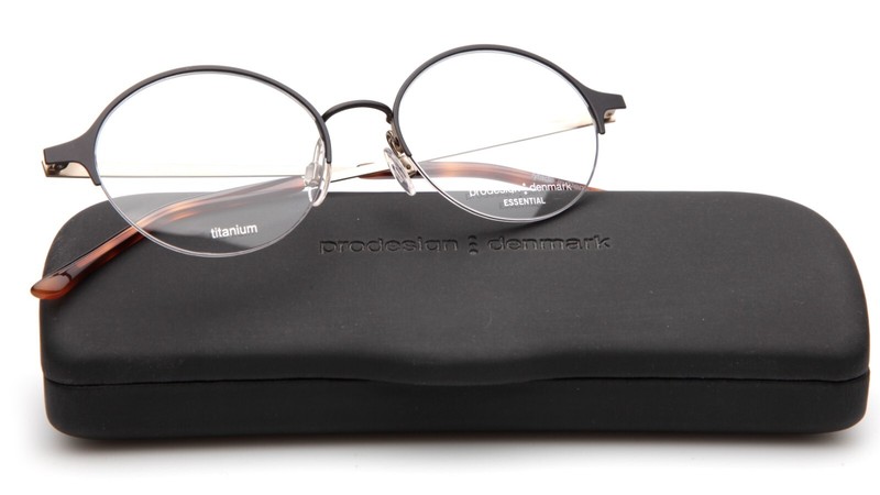NEW PRODESIGN DENMARK 1440 STRING c.6031 Black Eyeglasses 48-17-140mm B40mm