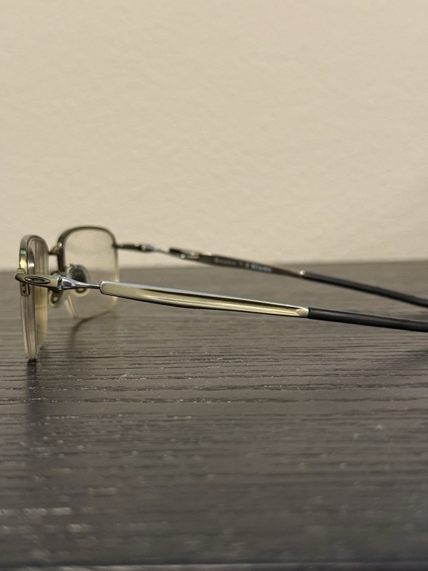 Oakley Glasses Gauge 3.2 Blade Pewter Black Half Rim OX5128-0254 Frame Only Rx gallery