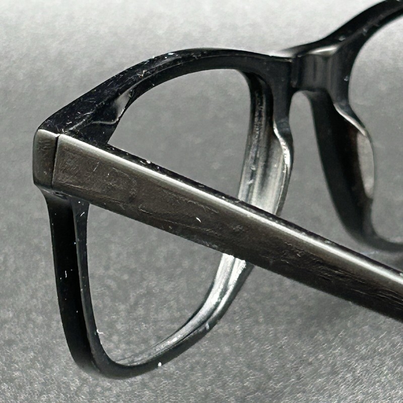 American Framework Austin Eyeglasses Frame Black Flex 52-21-145 Used gallery