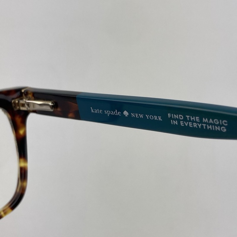 Kate Spade CAMBERLY FZL 140mm Women's Eye Glass Frames Only ~ Teal / Tortoise￼ gallery