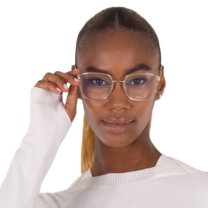 Chopard Demo Square Ladies Eyeglasses VCHG29S 0300 53 VCHG29S 0300 53