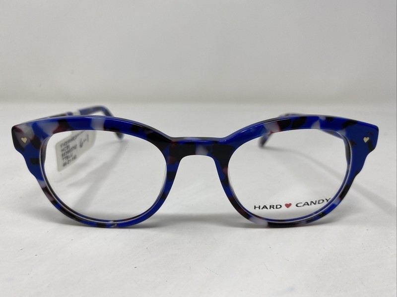Hard Candy HC26 TTBLU 48-21-140 Blue Tortoise Full Rim Eyeglasses Frame &O86