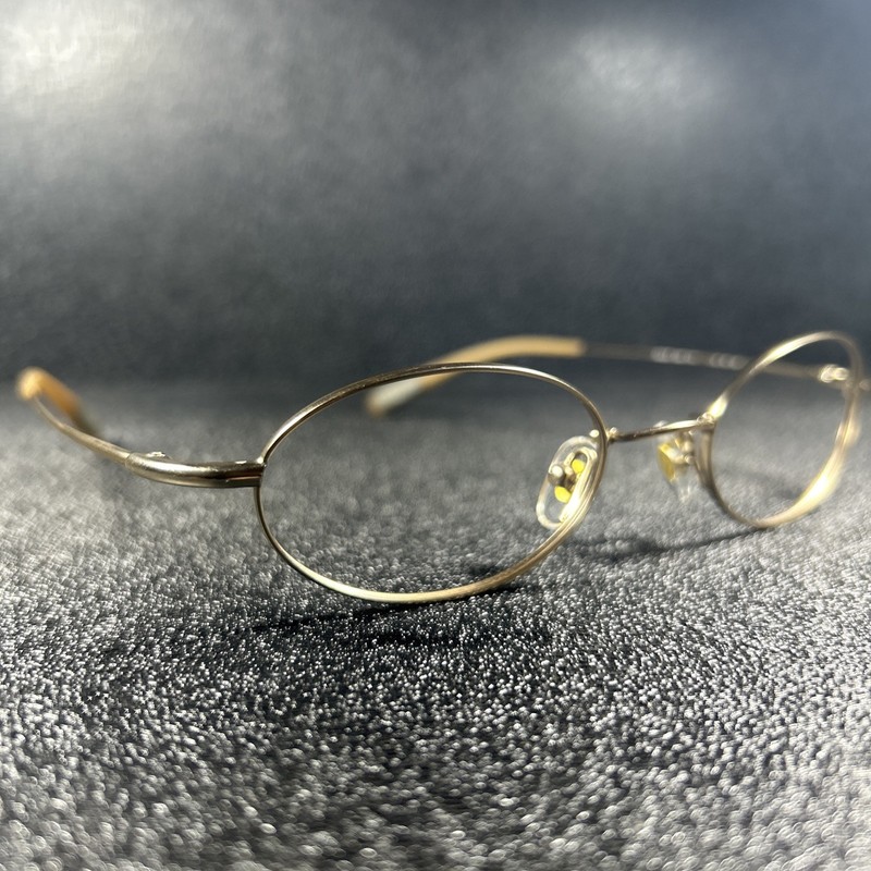 Original Nike Flexon Eyeglasses 4006 718 Gold Brown Oval 48-20 140 Japan gallery