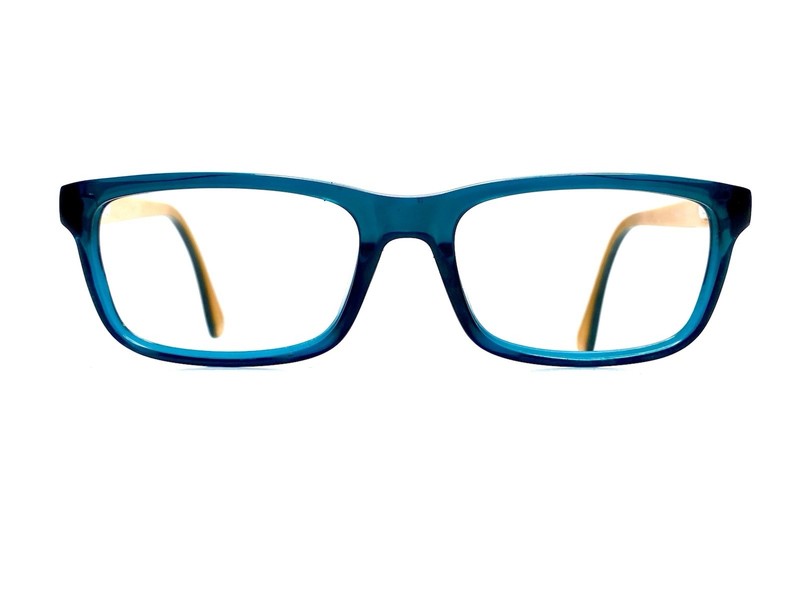Calvin Klein Blue Orange Interior Rectangle Glasses CK5820 318 52 17 135