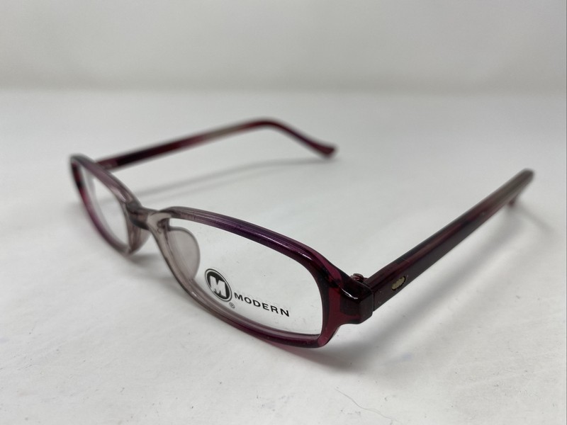 Modern TIE-DYE BLUE 45-17-130 Blue/Purple Plastic Full Rim Eyeglasses Frame /F93 gallery