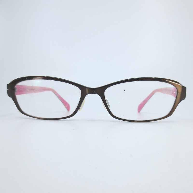 SALT. Paisley CYP Titanium Eyeglass Frames Brown Tortoise Pink 52-15-137 Japan