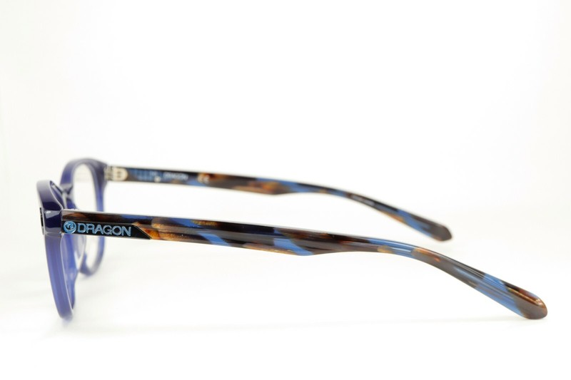 DRAGON DR131 SAMMIE 400 Blue / Brown Havana 48-19-145 Eyeglass Frames SMALL F90 gallery