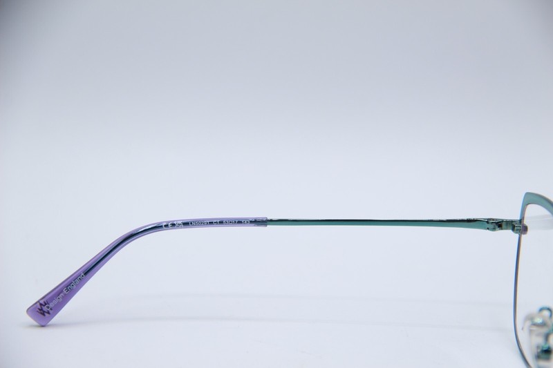 NEW WILLIAM MORRIS LN50291 GREEN PURPLE AUTHENTIC DESIGNER EYEGLASSES 53-17 gallery
