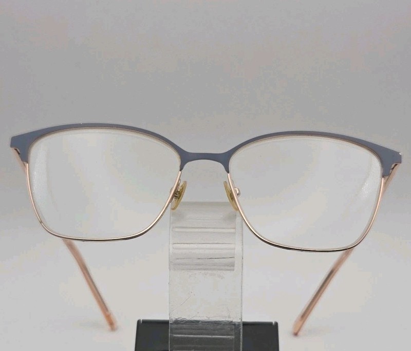 VERA WANG BRIELLE GREY ROSE GOLD EYEGLASSES FRAMES 54-15-140