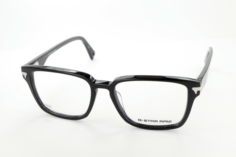 G-STAR RAW GS2620-001 THIN JEFFERS Polished Black 52-17-150 Frames Flex Z121