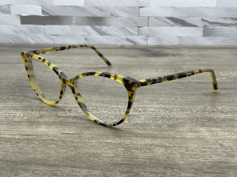 Saint Laurent SL-261 004 Vintage Havana Amber Eyeglasses Frames 53[]15/140 gallery