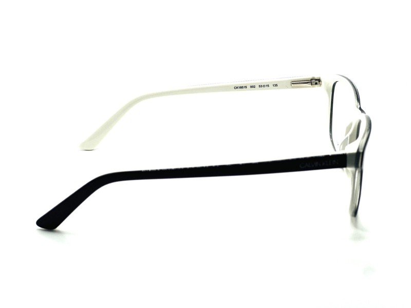 ORIGINAL CALVIN KLEIN CK18515 002 Black/White Women Eyeglasses 53mm 15 135 gallery