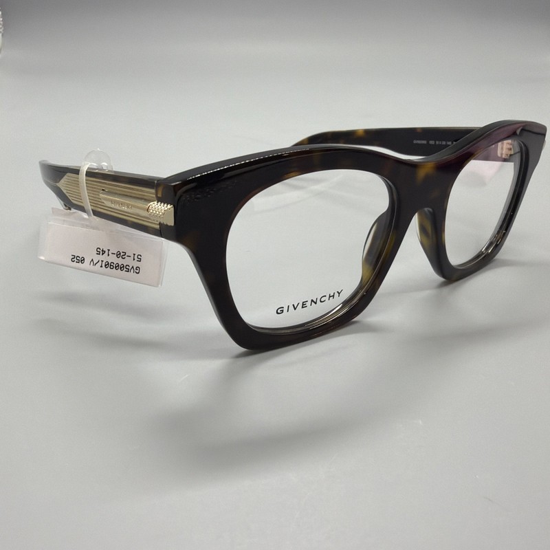 Givenchy Womens GV One Thick Square Full Rim Acetate Eyeglasses GV50090I Havana
