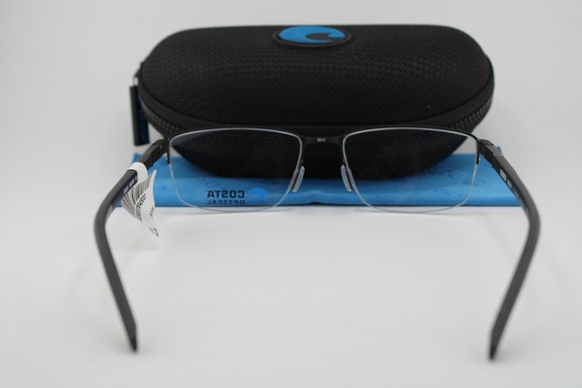 NEW COSTA DEL MAR 06A3015 30150155 BRO 310 BLACK AUTHENTIC EYEGLASSES 55-17 gallery