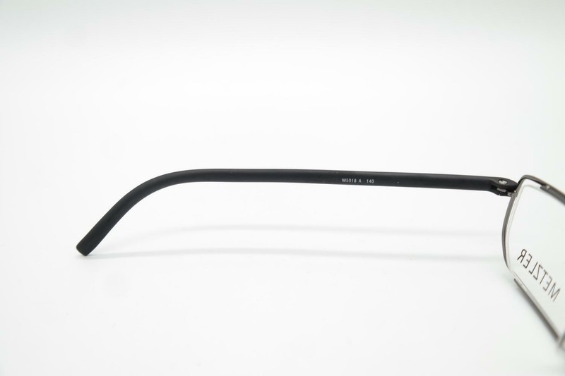 Metzler 5018 Silver Black Square Glasses Frame Eyeglasses New gallery