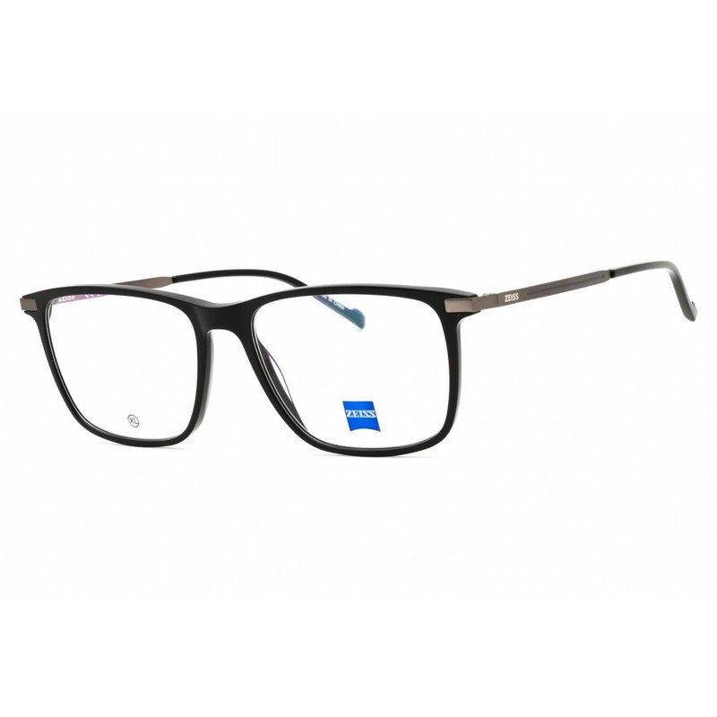 Zeiss Unisex Eyeglasses Acetate Black Full Rim Rectangular, 58mm ZS25723 001